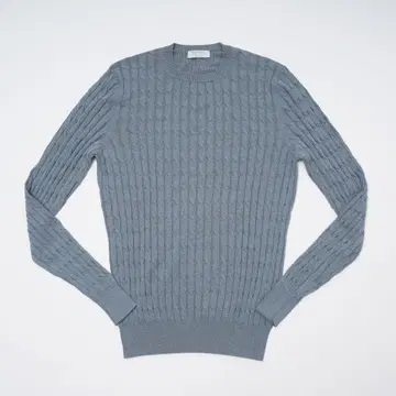 Gran Sasso 그랑사쏘 FRESH COTTON 크루넥 그레이