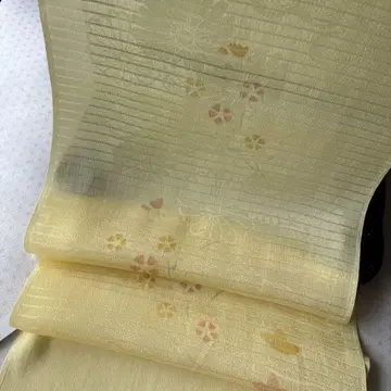NRO31 특선 오비 장식 천 여름 아이템 명주 순수 실크 새상품