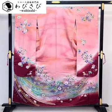 후리소데 아름다운 츠지가하나 짜기, 복숭아색 K-3952