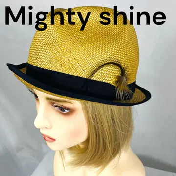 Mighty shine 마이티 샤인 밀짚모자 페도라 모자 일본제