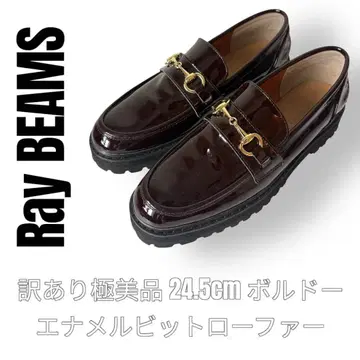 Ray Beams 레이빔즈 24.5cm 비트 로퍼 에나멜