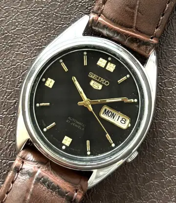 빈티지 SEIKO 손목시계 남성용 기계식 자동 감기 세이코