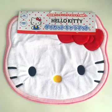 미사용 새상품 키티 다이 컷 페이스 매트