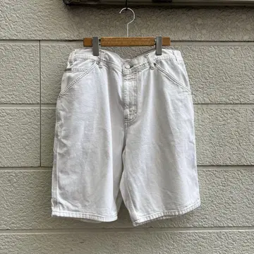 USED USA 구제 의류 캘빈클라인 하프 팬츠 화이트 34 빈티지