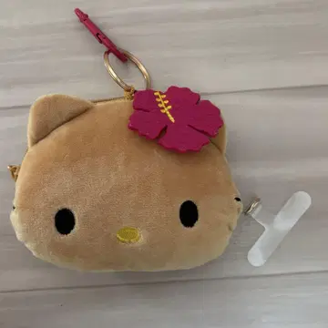 Sweet 8월호 잡지 부록 일광화상 키티 봉제 인형 파우치 참만