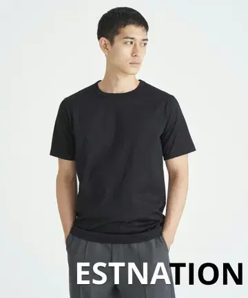 ESTNATION 에스트네이션 크루넥 반팔 티셔츠 GIZAndy