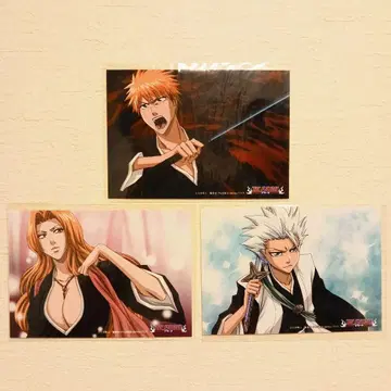 BLEACH 점프 페스타 한정판 생 브로마이드 이치고 히노키야 마츠모토