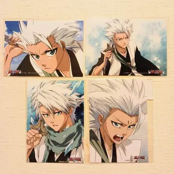 BLEACH 점프 페스타 한정 생 브로마이드 히바타니 토시라 4종 세트