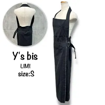 미사용 새상품급 Y's bis LIMI 홀터넥 에이프런 원피스