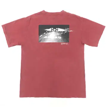 Suchmos 티셔츠 LIFE EASY TEE 크림슨 XL