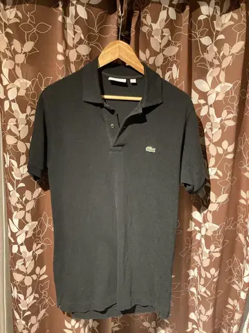 라코스테 블랙 피케 셔츠