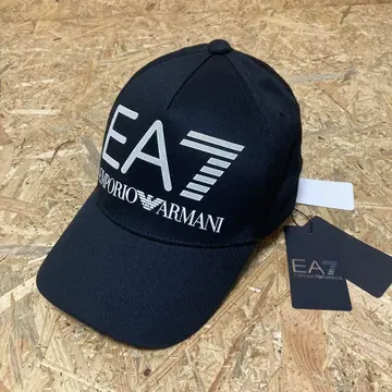 새상품 택 포함 엠포리오 아르마니 EA7 캡 블랙