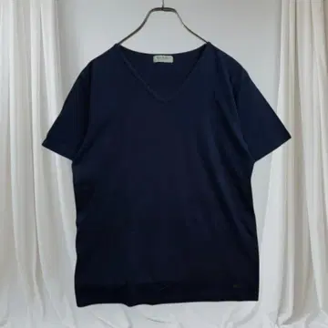 폴스미스 V넥 티셔츠 네이비 면100% M 사이즈 일본제 심플 고급