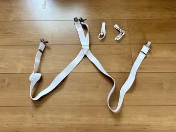 화이트 서스펜더 화이트 암밴드