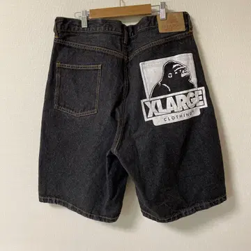 XLARGE 남성용 블랙 숏 팬츠 36인치