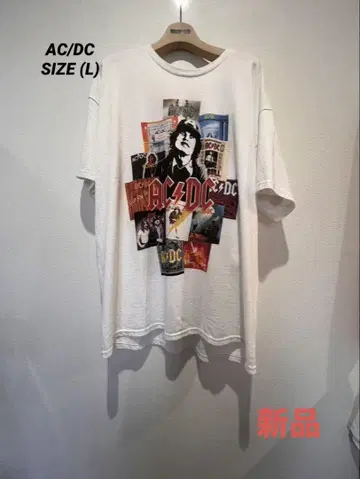 새상품 밴딩 티셔츠 (L) EPICRIGHTS AC/DC 밴드