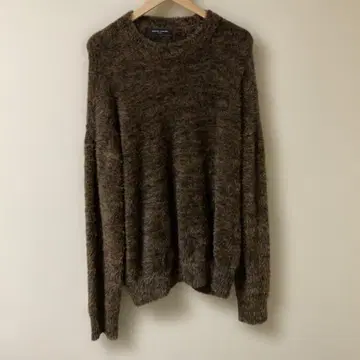 design by young min 브라운 퍼 스타일 긴팔 스웨터