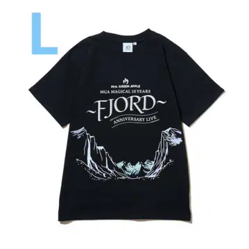 FJORD 피요르드 로고 티셔츠 블랙 불꽃놀이 미세스