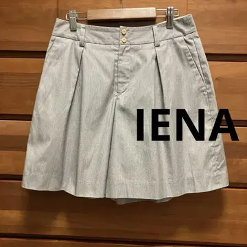 IENA 턱 팬츠 화이트 블랙 M 면 이에나 프레임워크 스픽 앤 스팬