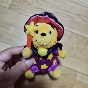 푸우 봉제 인형 배지 할로윈 누이바 디즈니