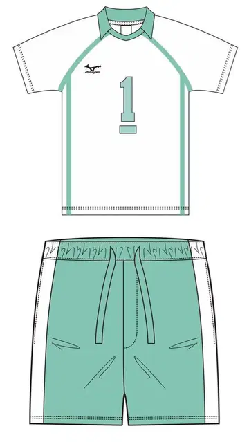 하이큐!! 고등학교 유니폼, 하프 팬츠 아오바죠사이 고교 M