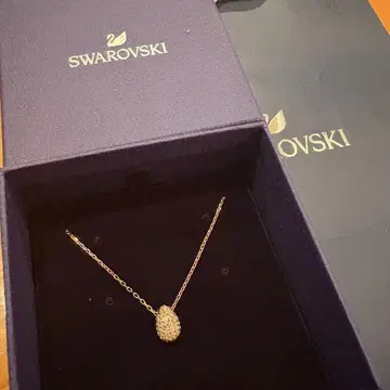 스와로브스키 골드 목걸이