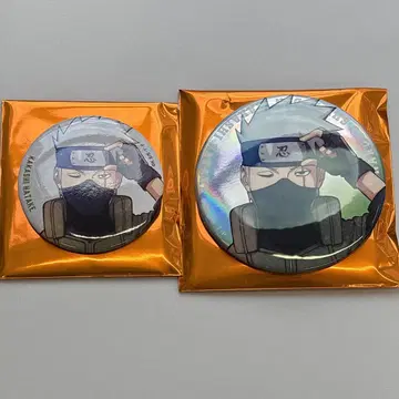 하타케 카카시 캔뱃지 2종 세트 NARUTO 베이스 야드 도쿄