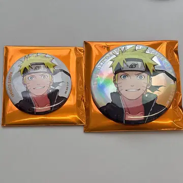 우즈마키 나루토 캔뱃지 2종 세트 NARUTO 베이스 야드 도쿄