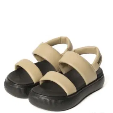 푸마 MAYU PUFFY SANDAL 카멜 23cm