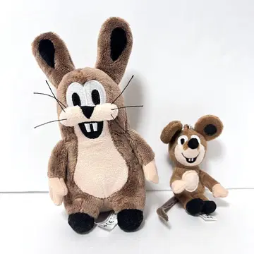 모구라의 쿠루텍 토끼 쥐 봉제 인형 마스코트 세트