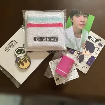 #RUNSEOKJIN 리스트 밴드, 포토 카드, 핑 배치 세트