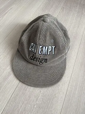CAN EMPT 코듀로이 캡 그레이