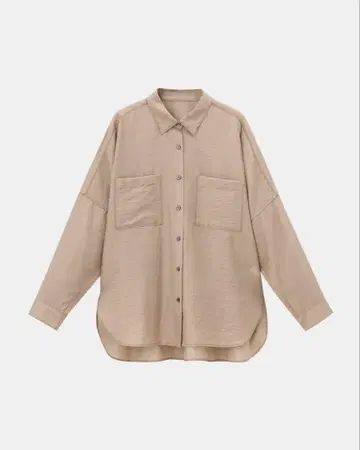 PLST 시어 돌먼 셔츠 M