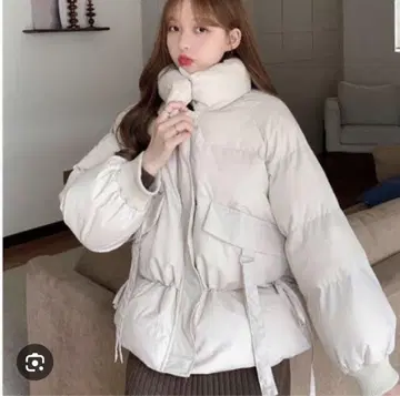 jeanirena 크림색 다운 자켓