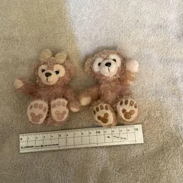 닷피&셰리 메이 봉제 인형 참 키링 앉은 자세