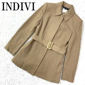 INDIVI 인디비 벨트 자켓 베이지 38 B9391