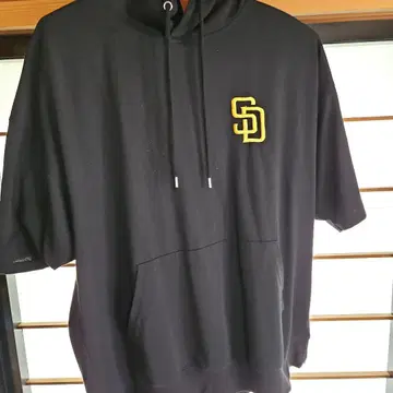 MLB 패드리스 백 아치 로고 후드티 반팔 XL