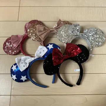 미키 귀 머리띠 세트