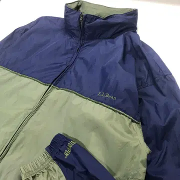 L.L.Bean 아노락 후드티 나일론 자켓 카키 남성용 S