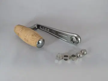 오션 프리크스 커스텀 핸들 코르크 타입 95mm 실버