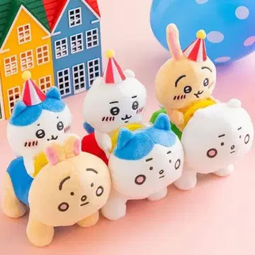 치이카와 랜드 피포포 봉제 인형 3개 세트 치이카와 하치와레 토끼
