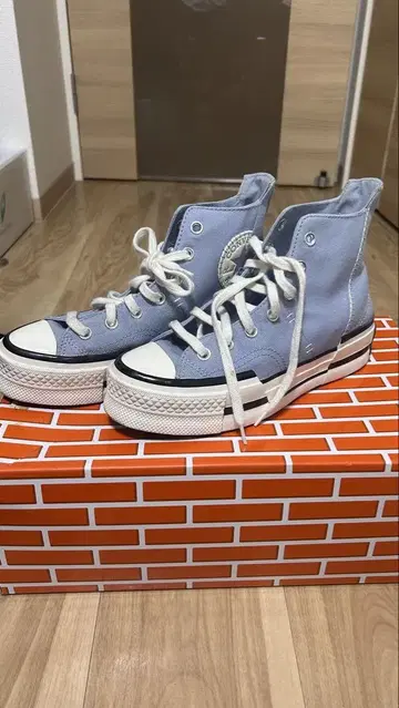 CONVERSE CT70 척 테일러 HI 라이트 블루
