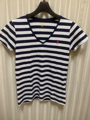 Ralph Lauren 스트라이프 V넥 티셔츠 M 165/92