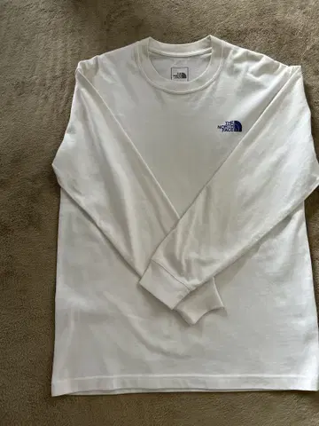 THE NORTH FACE 긴팔 티셔츠 XS 화이트