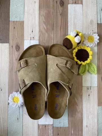 인기! 남녀 공용! 네 BIRKENSTOCK 베이지 샌들 41