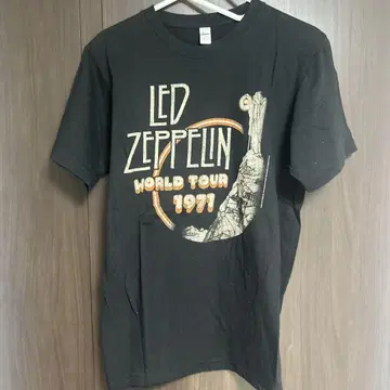 LED ZEPPELIN 월드 투어 티셔츠 M