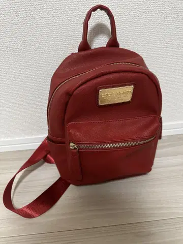 CECIL McBEE 레드 미니 백팩 여성용 백