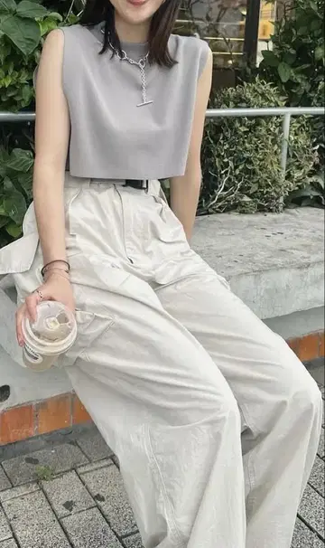 pheeny 코튼 나일론 덤프 미니 팬츠