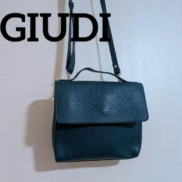 지우디 GIUDI 이탈리아제 숄더백 가죽 천연 가죽 다크 그린