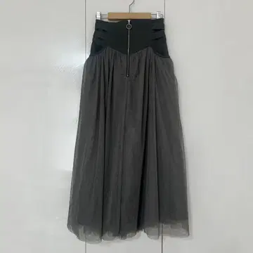 코르셋 플레어 스커트/롱 스커트 M